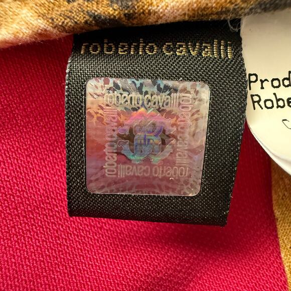 Roberto Cavalli Bright Pink Jeans Authentic Made in Italy Size 44 Straight Leg - Picture 10 of 12